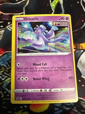 Oricorio SWSH210 SWSH: Sword & Shield Promo Cards Holo - Image 1 of 2