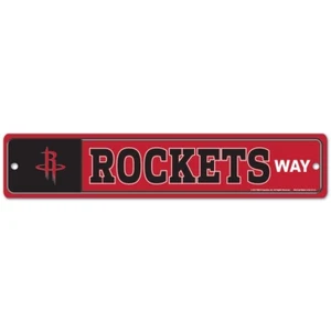 Houston Rockets Wincraft NBA Street Sign 3.75x19 FREE SHIP! - Picture 1 of 1