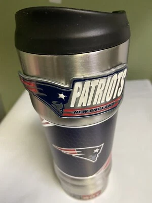 New England Patriots NFL 18 oz Travel Tumbler Ergonomic Grip - Image 1 of 4