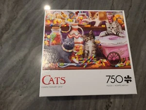 Katzen Konfekt Katzen Lena 750 Puzzle Brandneu Buffalo Tales - Bild 1 von 4