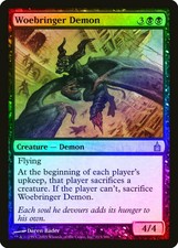 Woebringer Demon FOIL Ravnica: City of Guilds NM Black Rare MTG CARD ABUGames