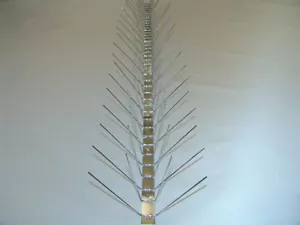 100 Stück Edelstahl V2A Taubenabwehr Taubenspikes Vogelabwehr (7,90€/Stück) - Bild 1 von 2