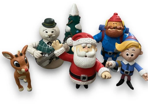 Rudolph The Red Nosed Reindeer 3” PVC Figures Collection Lot Of 6 Cover