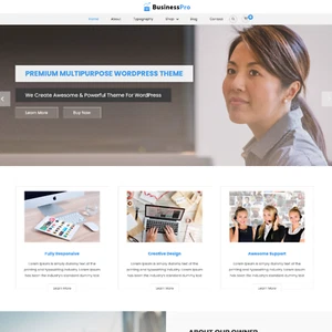 🥇 Business Pro Design 3 WordPress Website zu verkaufen mit Woocommerce & Customizer - Bild 1 von 2