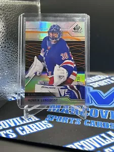 2018-19 SP Spectrum orange Regenbogen Premium 25/139 Henrik Lundqvist #25 2023 HOF - Bild 1 von 4