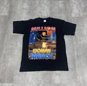 Vintage 1997 Million Woman March Black History Tee Size XL (Preowned) - Picture 1 of 11