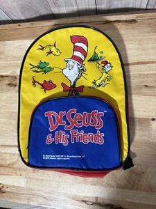 1997 Dr. Seuss And His Friends Kids Mini Backpack 12” Vintage - Picture 1 of 7