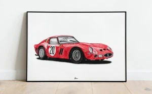 Ferrari 250 GTO Print Racing Icons: GT Legends Wall Art - Picture 1 of 4