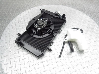 2024 CF Moto 450SS Radiator Electric Cooling Fan Blower Coolant Tank Assembly - Image 1 of 4