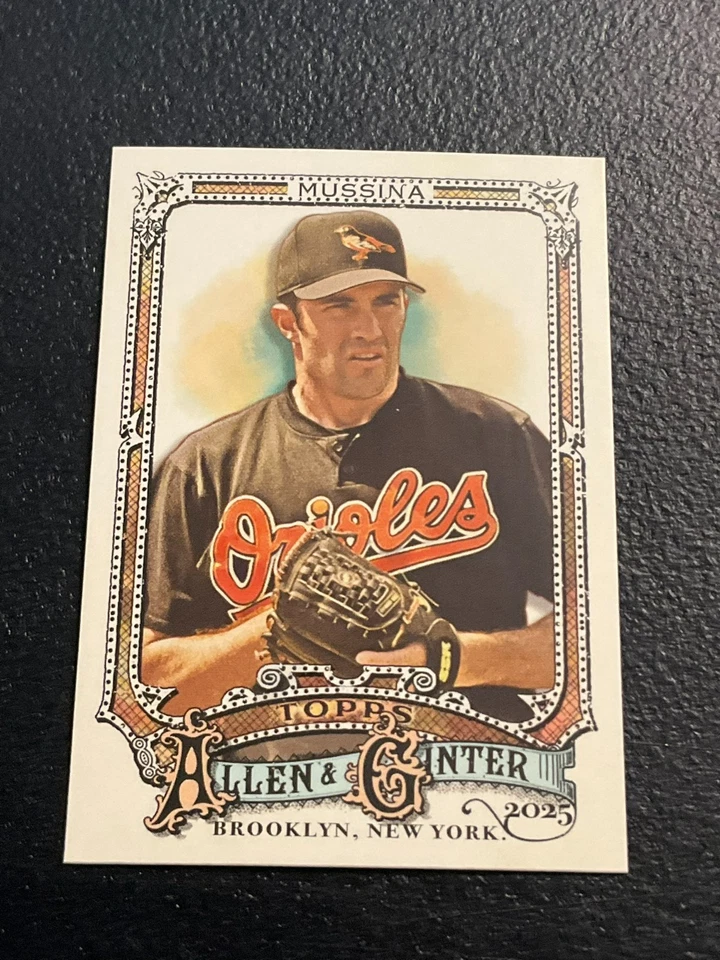 Topps Allen & Ginter 2025 impresión corta SP #307 Mike Mussina, Baltimore Orioles Foto 1 de 1