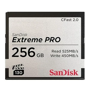 SanDisk 71931 256GB Extreme PRO CFast 2.0 Memory Card (ARRI, Canon, and - Picture 1 of 1