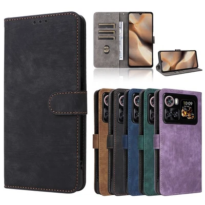 For Cubot X100, Luxury Retro Flip Leather Wallet Stand Card Slots Cover Case - Image 1 of 4