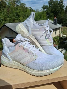 Größe 10 - Adidas UltraBoost 20 White Iridescent 2020 - Bild 1 von 6