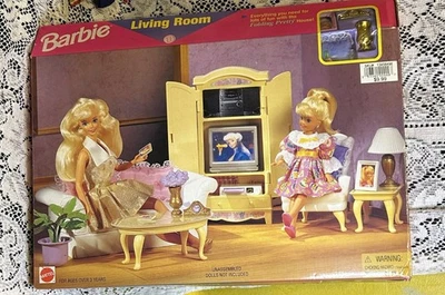 Barbie Folding Pretty House Living Room Playset NRFB 67553 - Image 1 of 4