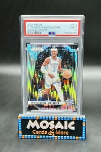 2024 Panini Prizm Shai Gilgeous-Alexander #113 Skewed Prizm SP/249 PSA 9 OTTIME CONDIZIONI - Foto 1 di 2