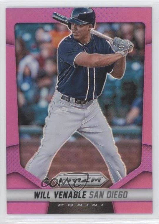 2014 Panini Prizm Purple Prizm /99 Will Venable #30 - Image 1 of 2