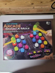 Electronic Arcade Smash-A-Mole Game for Kids Fun Play with Lights and Sounds - Picture 1 of 4