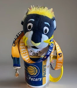 Indiana Pacers NBA Coffee Mug/Cup, Boomer Plush & Lanyard - Picture 1 of 13