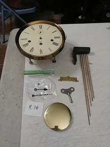 FRANZ HERMLE SLIGH WESTMINSTER CHIME WALL CLOCK WITH SECOND HAND - Picture 1 of 7