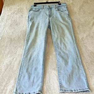 Jeans Levis classico dritto blu chiaro misto cotone donna taglia 10, 30" x 26" - Foto 1 di 16