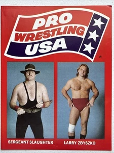 Pro Wrestling USA #6 (1985, Wrestling News) Sgt. Slaughter & Larry Zbyszko *RARE - Picture 1 of 8