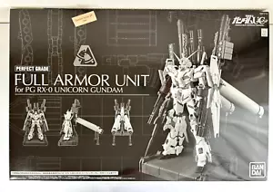 BANDAI UNICORN GUNDAM FULL ARMOR UNIT Extension for PG RX-0 Unassembled Kit JP - Picture 1 of 18