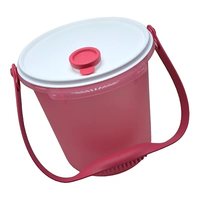Tupperware Jumbo Canister Pitcher with Cariolier Handle 5L Pink Punch - Image 1 of 4