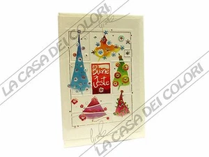 BIGLIETTO D'AUGURI - NATALE - 17x12 - INTERNO BIANCO - Imagen 1 de 1