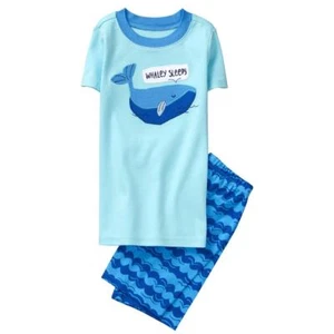 NWT Gymboree Boys gymmies Pajama set Whale Shortie many sizes - Picture 1 of 1