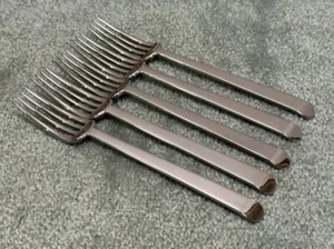 5 Cutipol Portugal Stainless Flatware Glossy ERGO Dessert Salad Forks 6 3/4" - Picture 1 of 7