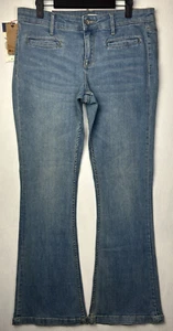 Roxy Womens 30 Light Blue Flare Jeans NWT - Picture 1 of 12