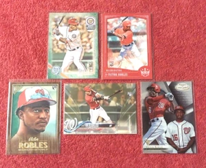 VICTOR ROBLES NATIONALS PREMIUM PARALLEL RC LOT OF 5 DIFFERENT (LR2) - Picture 1 of 1