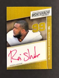 Ra'Shede Hageman Signed 2014 Press Pass Showbound Football Card #SB-RH Auto 2 - Picture 1 of 2