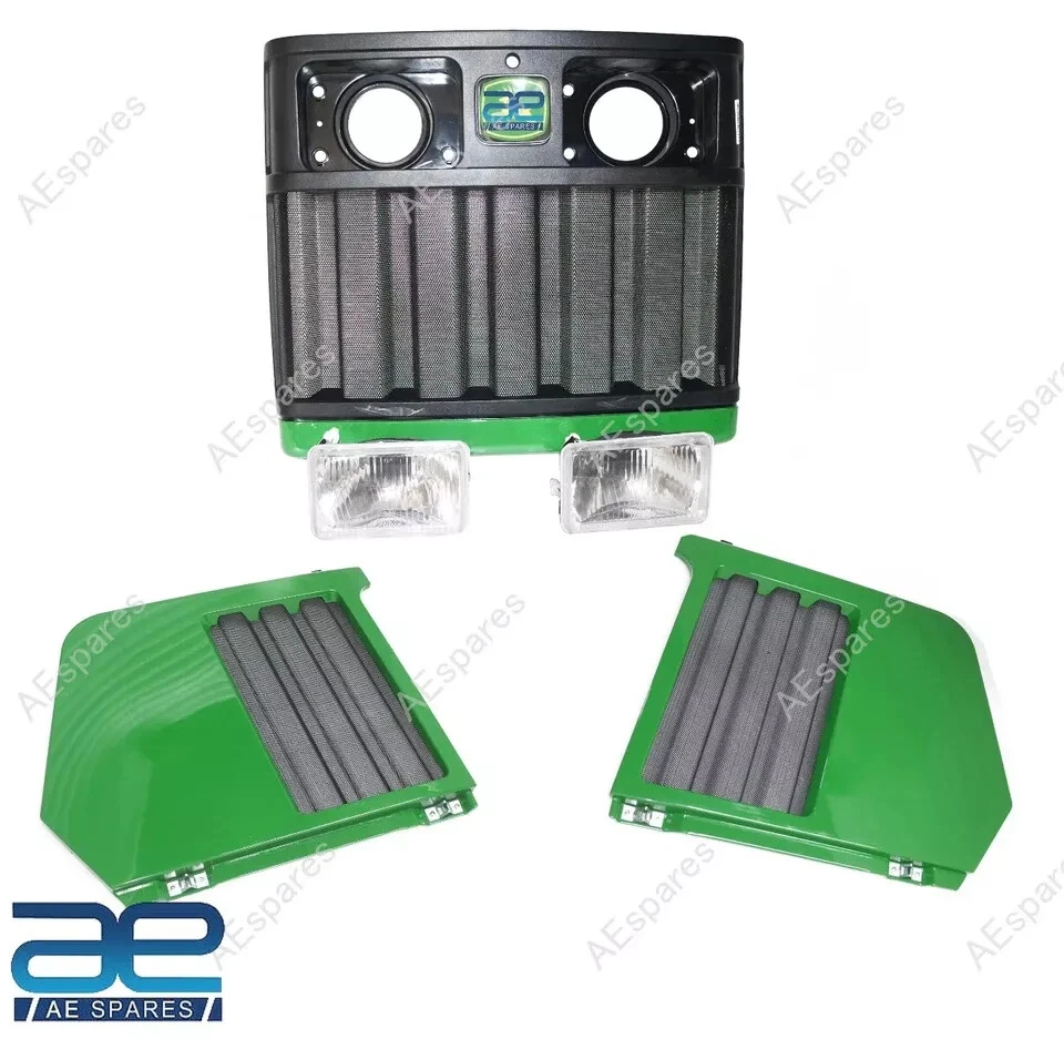 Compatível com grelha genuína John Deere + tela lateral + farol RE209912 + RE180246 + RE2691110 - Imagem 1 de 3