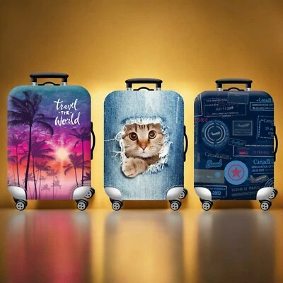 Thick Elastic Luggage Suitcase Cover Travel Protector Anti Scratches 18-32 Inch - image 1 of 4