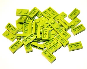 40x LEGO® Platte 1x2 3023 NEU hellgrün Lime - Picture 1 of 1