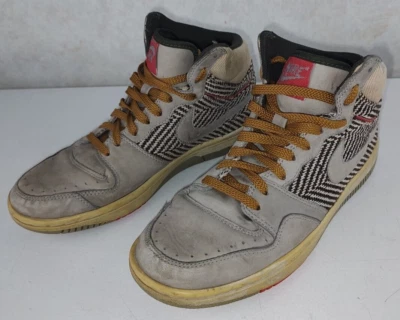 Zapatillas altas Nike Court Force talla 9,5 para mujer gris medio tostado tweed 317072-001 Foto 1 de 4