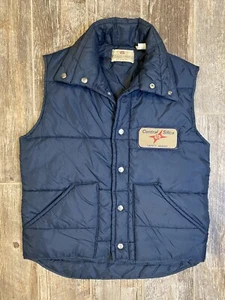 Vintage Standard Pennant Co gefütterte Weste Druckknöpfe Central Silica Medium - Bild 1 von 6