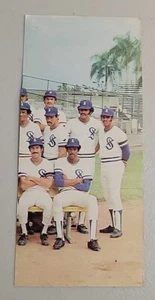 1972 P.R. WINTER LEAGUE STICKERS STRIP OF 3 #1-2-3- CANGREJEROS SANTURCE TEAM - Picture 1 of 5