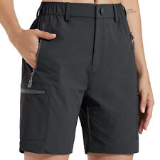 Sports Shorts 4 Pockets Hiking Quick Dry Travel For Ladies(Black 2XL) NOW