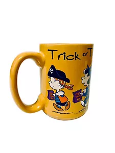 Zak! Peanuts The Gang Halloween Kostüm Trick or Treat orange Tasse Becher - NEU - Bild 1 von 7
