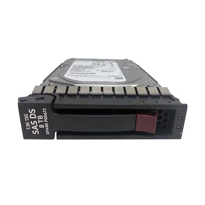 HP P00672-001 8TB SAS 12G SAS 7.2GB  3.5" 512e HDD 819205-002 P12346-002 - Image 1 of 2