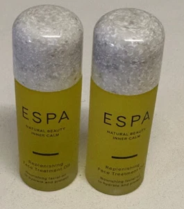 2 x ESPA Replenishing Face Treatment Oil 15ml Travel Size Bottles Facial Oil - Picture 1 of 4