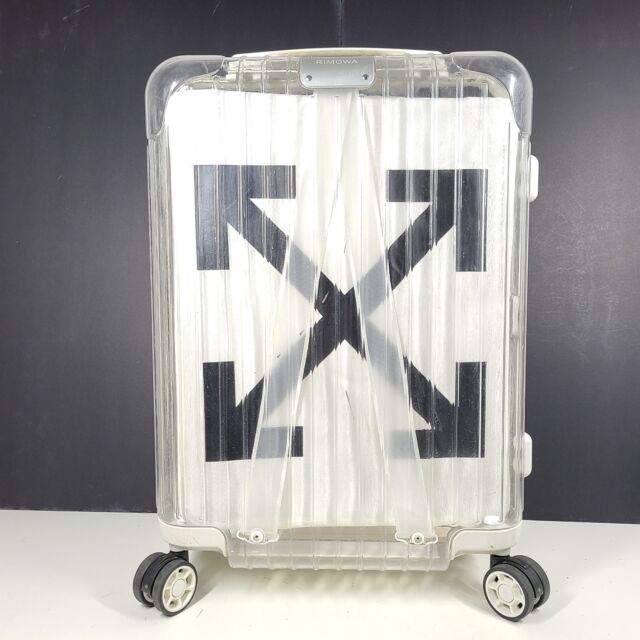 Off-White Transparent Luggage RIMOWA size H 21in x W 15in x D 9in V 36L