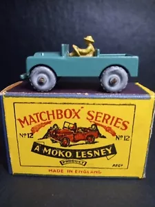 Matchbox #12A Land Rover 1955 In Original B1 Box - Picture 1 of 12
