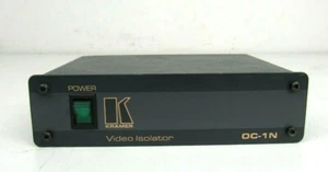 Kramer OC-1N lectronics OC-1N Composite Video Optical Line Isolator, 120V AC - Photo 1/5