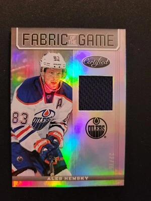 2012-13 Certified #FOG-HEM Ales Hemsky /75 JERSEY Fabric Of The Game - Image 1 of 3