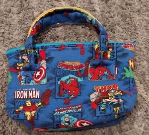 Marvel Avengers Kids Children's Girls Handbag Purse 7" x 9 cloth - Picture 1 of 2