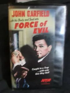 Force of Evil VHS 1948 Thriller Crime Noir Mystery John Garfield CLASSIC GEM! - Picture 1 of 8