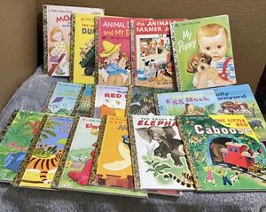 17 lot little golden books assorted kids vintage mix - Imagen 1 de 7